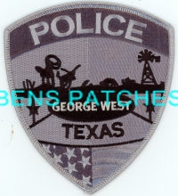 TEXAS,GEORGE WEST POLICE SUBDUED 1